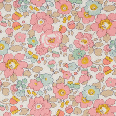 Liberty Fabrics: Betsy Q (Pale Pink and Mint) Tana Lawn® 