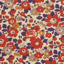 Liberty Fabrics: Betsy C (Chestnut and Amethyst) Tana Lawn®
