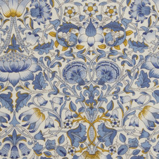 Liberty Fabrics: Lodden B (Blue and Old Gold) Tana Lawn© Liberty Fabrics: Lodden B (Blue and Old Gold) Tana Lawn©