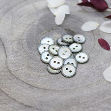 Atelier Brunette - Glitz Button in Storm (10 mm) Atelier Brunette - Glitz Button in Storm (10 mm)