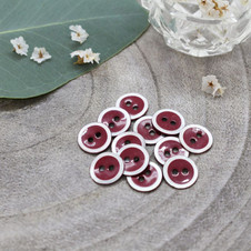 Atelier Brunette - Halo Button in Amaranthe (10 mm) Atelier Brunette - Halo Button in Amaranthe (10 mm)