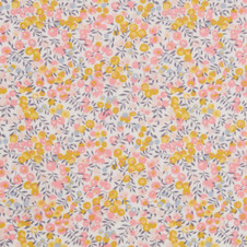 Liberty Fabrics: Wiltshire Bud A (Yellow Pink) Tana Lawn® Liberty Fabrics: Wiltshire Bud A (Yellow Pink) Tana Lawn®