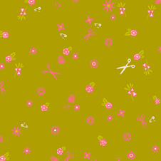 Handiwork by Alison Glass - Sew in Olive Handiwork by Alison Glass - Sew in Olive