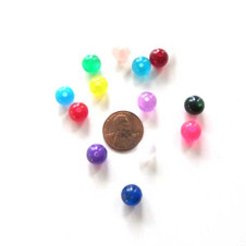 Round Candy Coloured Cat's Eye Beads (10mm) Round Candy Coloured Cat's Eye Beads (10mm)