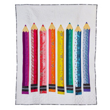 Pencil Club Quilt Kit by Heather Givans (Pattern + Fabric for Top)