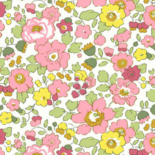 Liberty Fabrics: Betsy B Organic Tana Lawn® (Pink) Liberty Fabrics: Betsy B Organic Tana Lawn® (Pink)