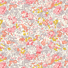 Liberty Fabrics: Claire Aude A Organic Tana Lawn® (Pink and Taupe) Liberty Fabrics: Claire Aude A Organic Tana Lawn® (Pink and Taupe)