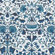 Liberty Fabrics: Lodden C Organic Tana Lawn® (Dark Blue) - 1.25 meters Liberty Fabrics: Lodden C Organic Tana Lawn® (Dark Blue) - 1.25 meters