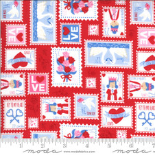 Moda: Stacy Iest Hsu's Be Mine - Love Stamp in Kisses Moda: Stacy Iest Hsu's Be Mine - Love Stamp in Kisses
