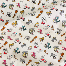 Cosmo Yaoyorozu - Zodiac Animals on White Cosmo Yaoyorozu - Zodiac Animals on White