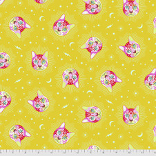 Free Spirit: Curiouser and Curiouser by Tula Pink - Cheshire in Wonder - 1 yard Free Spirit: Curiouser and Curiouser by Tula Pink - Cheshire in Wonder - 1 yard