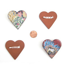 Coeur du Mal Brooch (various colours)