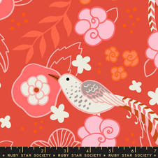 Ruby Star Society - Purl by Sarah Watts - Pheasant in Red (RAYON) Ruby Star Society - Purl by Sarah Watts - Pheasant in Red (RAYON)