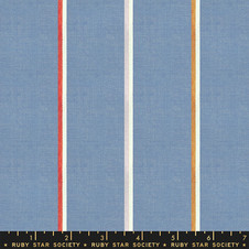 Ruby Star Society - Warp Weft Heirloom: Linework Lightweight in Blue Slate Ruby Star Society - Warp Weft Heirloom: Linework Lightweight in Blue Slate
