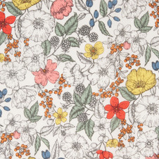 Liberty Fabrics: Bramble A (warm) Tana Lawn® Liberty Fabrics: Bramble A (warm) Tana Lawn®