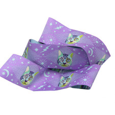 Cheshire Purple Ribbon by Tula Pink - 1.5" Cheshire Purple Ribbon by Tula Pink - 1.5"