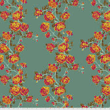 Free Spirit: Love Always by Anna Maria Horner - Social Climber in Teal Free Spirit: Love Always by Anna Maria Horner - Social Climber in Teal