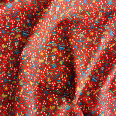 Liberty Fabrics: Magical Forest C (Red) Tana Lawn® Liberty Fabrics: Magical Forest C (Red) Tana Lawn®