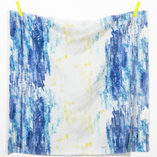 Nani Iro After the Rain A - White Blue (double gauze) Nani Iro After the Rain A - White Blue (double gauze)
