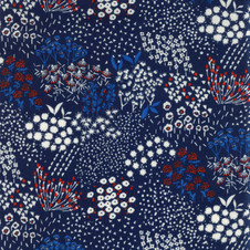 Echino: Grass in Blue (Double Gauze)