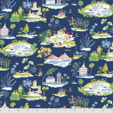 Free Spirit: Ladybird by Dena Designs - Tiny Scenes in Blue Free Spirit: Ladybird by Dena Designs - Tiny Scenes in Blue