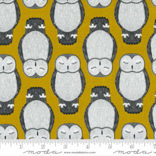 Moda: Nocturnal by Gingiber - Sleeping Owls in Gold Moda: Nocturnal by Gingiber - Sleeping Owls in Gold
