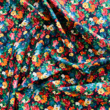 Liberty Fabrics: Chatsworth Garden A (Navy Base) Tana Lawn® Liberty Fabrics: Chatsworth Garden A (Navy Base) Tana Lawn®