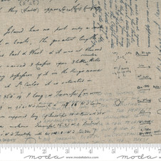 Moda: Celestial by Zen Chic - Notes in Natural (Mochi Cotton Linen)