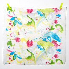 Nani Iro: As It Is A - Vibrant / White Base (double gauze) Nani Iro: As It Is A - Vibrant / White Base (double gauze)