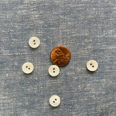 Starburst Shell Button - 10 mm (0.39")