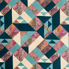 Liberty Fabrics: Patchwork Paisley B (Teal) Tana Lawn® Liberty Fabrics: Patchwork Paisley B (Teal) Tana Lawn®