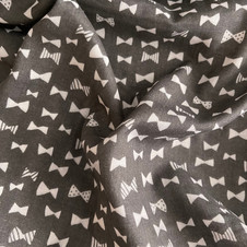 Cosmo: Ribbon in Graphite 1E (Double Gauze) Cosmo: Ribbon in Graphite 1E (Double Gauze)