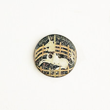 The Unicorn Hunt: Unicorn - Ceramic Button - 1" The Unicorn Hunt: Unicorn - Ceramic Button - 1"