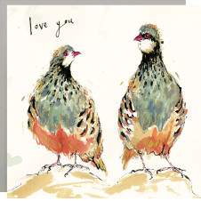 Anna Wright: Love You Partridge Card