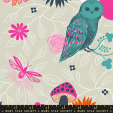 Ruby Star Society: Firefly by Sarah Watts - Twilight in Ash - 1.25 yards Ruby Star Society: Firefly by Sarah Watts - Twilight in Ash - 1.25 yards
