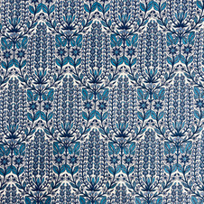 Liberty Fabrics: Lindsay Garden C (white blue) Tana Lawn® Liberty Fabrics: Lindsay Garden C (white blue) Tana Lawn®