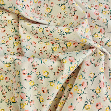 Liberty Fabrics: Raining Rosebuds D (grey) Tana Lawn®