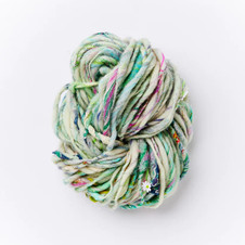 Knit Collage: Daisy Chain in Sea Siren Knit Collage: Daisy Chain in Sea Siren