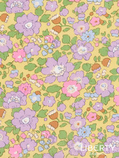 Liberty Fabrics: Betsy Meadow A (yellow) Tana Lawn® Liberty Fabrics: Betsy Meadow A (yellow) Tana Lawn®