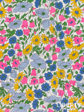Liberty Fabrics: Poppy & Daisy V (Neon Pink) Tana Lawn® Liberty Fabrics: Poppy & Daisy V (Neon Pink) Tana Lawn®