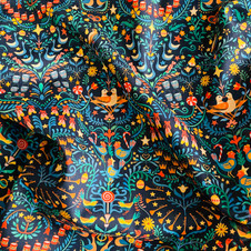 Liberty Fabrics: 12 Days of Christmas A (Dark Blue) Tana Lawn® Liberty Fabrics: 12 Days of Christmas A (Dark Blue) Tana Lawn®