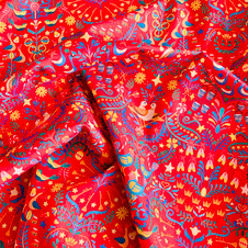 Liberty Fabrics: 12 Days of Christmas D (Red) Tana Lawn®  Liberty Fabrics: 12 Days of Christmas D (Red) Tana Lawn®
