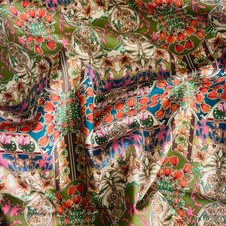 Liberty Fabrics: Flower Fete B (Red) Tana Lawn® Liberty Fabrics: Flower Fete B (Red) Tana Lawn®