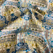 Liberty Fabrics: Flower Fete D (Blue) Tana Lawn® Liberty Fabrics: Flower Fete D (Blue) Tana Lawn®