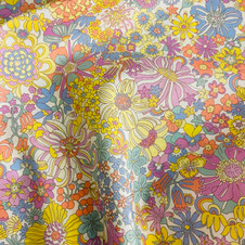 Liberty Fabrics: Rainbow Garden C (pastel) Tana Lawn® Liberty Fabrics: Rainbow Garden C (pastel) Tana Lawn®
