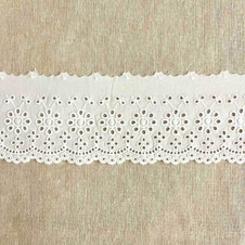 Sadie Eyelet Scallop Lace Edging Sadie Eyelet Scallop Lace Edging
