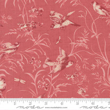 Moda: Antoinette by French General - Aviary De Trianon in Faded Red - 3/4 yards Moda: Antoinette by French General - Aviary De Trianon in Faded Red - 3/4 yards