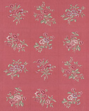 Moda: Antoinette by French General - Panel in Faded Red (35" long) Moda: Antoinette by French General - Panel in Faded Red (35" long)