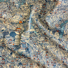 Liberty Fabrics: Big Smoke A (Blue) Organic Tana Lawn® Liberty Fabrics: Big Smoke A (Blue) Organic Tana Lawn®