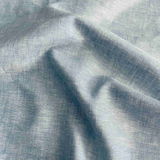 Yarn Dyed Light Blue in Pure Linen  (53" wide)